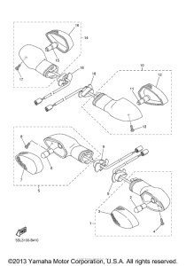 YZF-R6S Поворотники