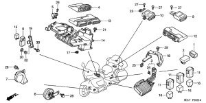 GL1800 (ABS) Блок управления