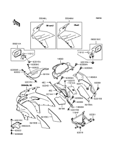 ZX400 カウリング