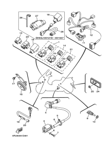 YP400G Электрические детали