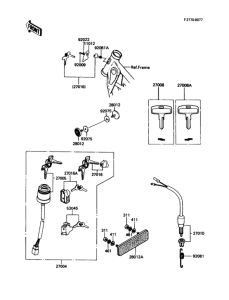 KE100 Замок зажигания