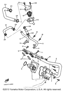 FZR400SWC Водяной насос