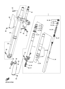 WR250X ﾌﾛﾝﾄﾌｵｰｸ