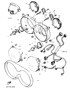 FZR600 Приборы