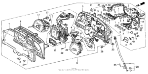 GL1500SE A / se speedometer + tachometer