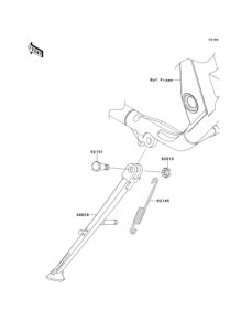 ZR1200 Подножка