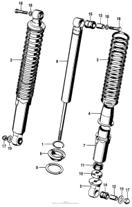 SL90 Задние амортизаторы