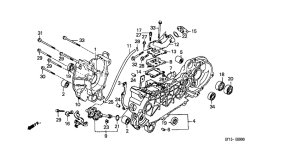 SA50 Crankcase / oil pump