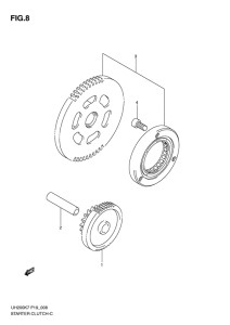 UH200 Муфта стартера