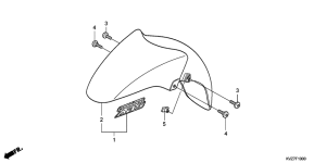 NSS250 (ABS) Переднее крыло
