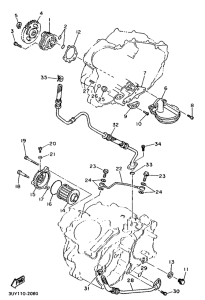 XT600E Масляный насос