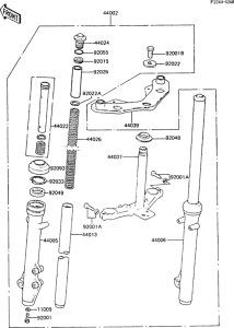 AR50 Передняя вилка