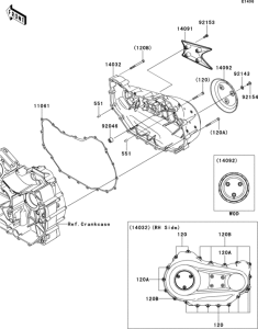  Крышки двигателя правые