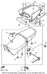 FZR750RT Сиденье