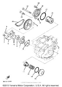 SR185J Масляный насос