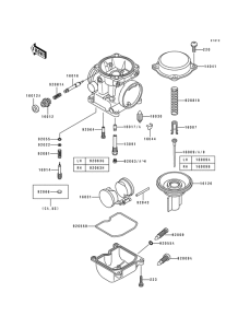 EN500 Детали карбюратора