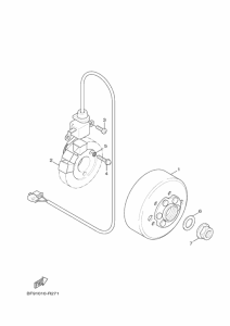 XC125SR ゼネレータ