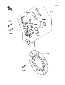 EN450 Передний суппорт