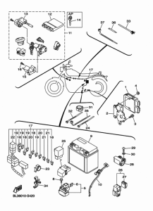 XVS950XR-A (ABS) エレクトリカル 2