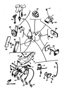 FZR750R FZR750RU Equipo electrico