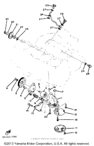XJ1100 Масляный насос