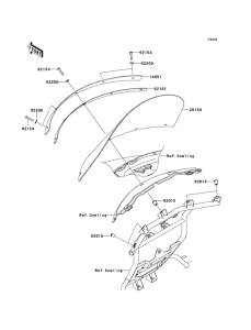 VN1700 Ветровое стекло