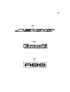 SC300 Наклейки (черные)