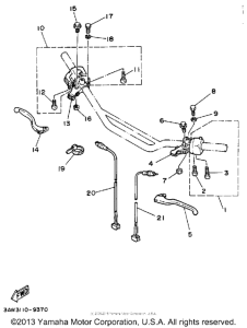 TW200WC Handle switch-lever