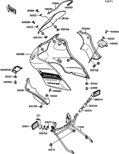 EX500 Cowling(ex500-b1)