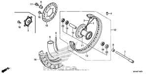VT750C2B Front wheel (1)