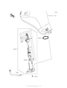 EX650 Топливный насос