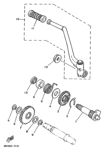 TZR125 Стартер