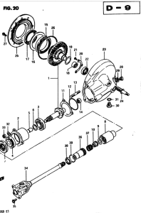 GS850 Карданный вал