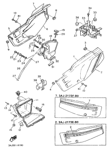 XT600Z Боковые обтекатели
