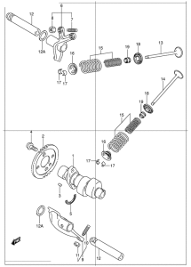 UC150 Распредвал  /  клапан