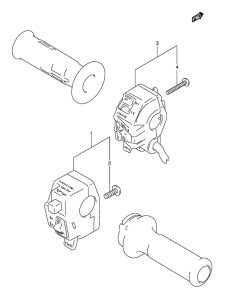 DR800 Рулевой переключатель