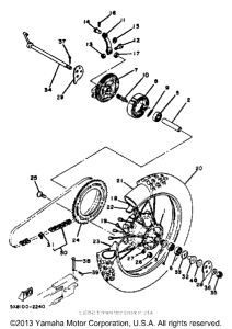 IT175J Переднее колесо