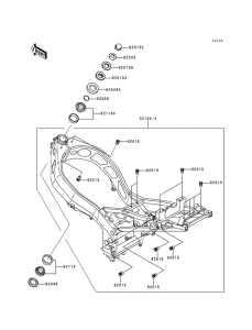 ZX600 Frame comp