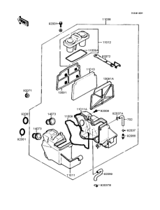 EX250 Воздушный фильтр