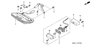 CB1300S (ABS) Taillight unit ass`y