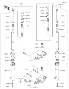  Передняя вилка