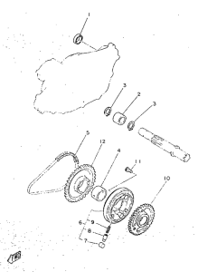 SR250 Муфта стартера