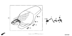 CTX700N DCT Сиденье