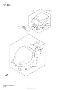 VZ800 Seat (Vl800C  E03)