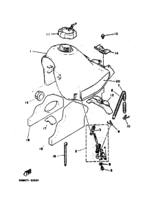 DT200R DT200RG Tank fuel