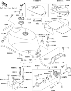 ZX750 Fuel tank(1 / 2)(zx750-l1)