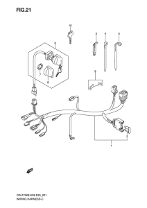 DR-Z70 Жгут проводов