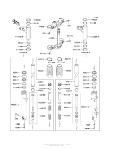 EJ800 Передняя вилка
