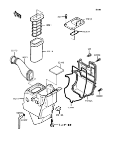 KMX50 Воздушный фильтр