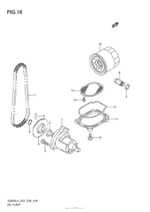 VZ800 Масляный насос
